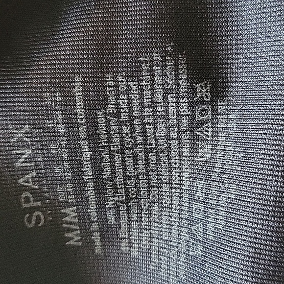 Spanx Navy Blue Tummy Control Leggings Size Medium - Picture 3 of 4